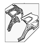 70200B8A80 - Body: Quarter Panel Assembly for Hyundai Image