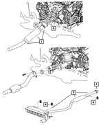 68047733AA - Exhaust: Catalytic Converter for Mopar Image