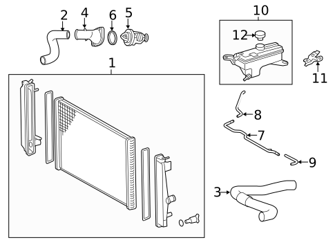 Radiator & Components for 2017 Toyota RAV4 #0