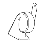 86510AA010 - Electrical: High Note Horn for Toyota Image