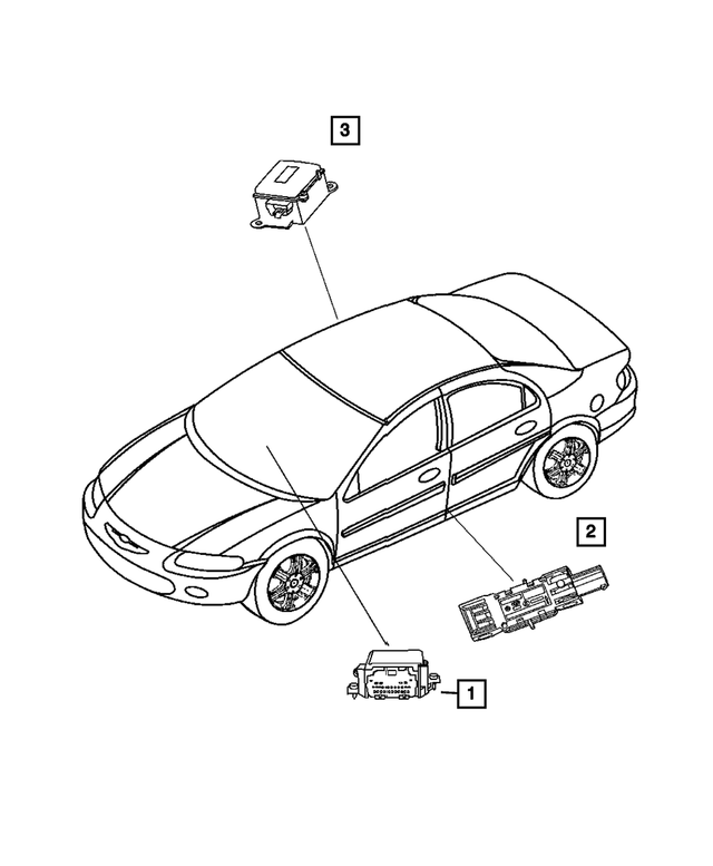 4602340AG - Electrical: Air Bag Control Module for Mopar Image