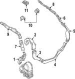 LR174592 - : Instrument Panel Air Duct for Land-Rover Image