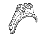 6163106200 - Body: Outer Wheelhouse for Toyota Image image
