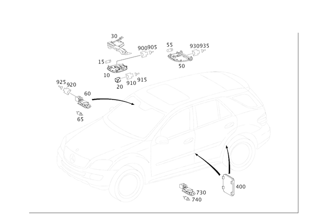 2205456928 - Electrical System: Receptacle Housing for Mercedes-Benz Image image