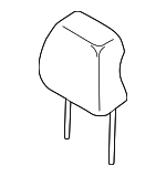PR3Z63611A08BA - Body: Headrest for Ford Image