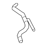 8W0121049A - Cooling System: Water Hose for Audi Image