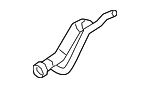 8W0122055BJ - Cooling System: Lower Hose for Audi Image