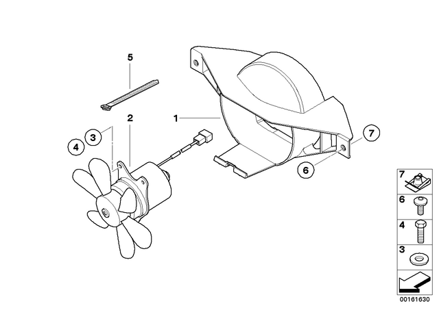 17218538905 - : Fan for BMW-Motorrad Image