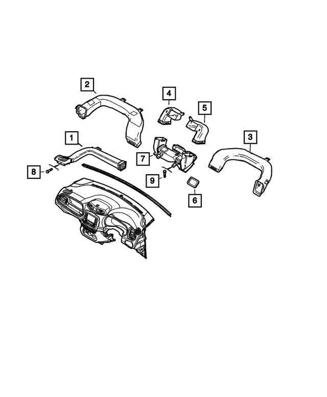6514762AA - Air Conditioners and Heaters: Screw for Mopar Image