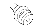 91561TVAA01 - Body: Upper Quarter Trim Clip for Honda Image