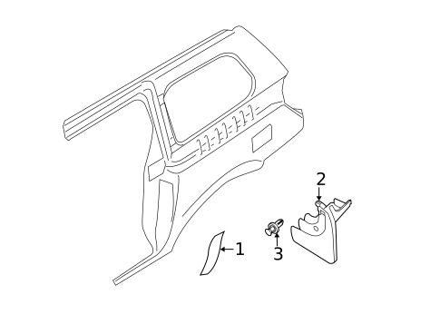 Exterior Trim - Side Panel for 2007 Nissan Quest #0