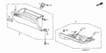 66417SB3670 - Interior/Bumper: RUBBER, GLOVE BOX STOPPER for Honda Image