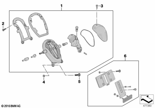 46637652160 - Lights: Oval-Head Screw Black - M5X8 for BMW-Motorrad Image