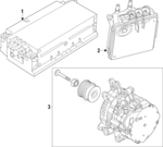 36013252 - Hybrid Components: DC Converter for Volvo: S60, V60 Cross Country, V90 Cross Country, XC40, XC60, XC90 Image