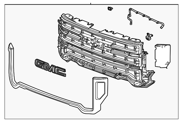 Front Grille Replacement - OEM Exterior Styling for GM | AutoNation Parts