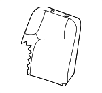 87670ZP10A - : Seat Back Cover for Nissan Image