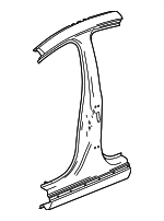 13268647 - Body: Center Pillar for Buick: Regal Image
