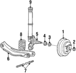E4FZ1113B - Brakes: Hub &amp; Drum for Ford Image