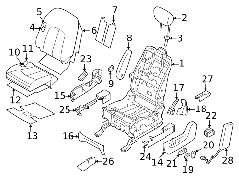 Power Seats for 2016 Nissan Quest #0