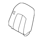 876223JW9C - : Seat Back Cover for Nissan Image