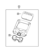 68740459AA - Interior Trim: Cup Holder Liner for Mopar Image