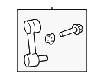 MEF3711 - Suspension: Motorcraftâ„¢ Stabilizer Link for Ford Image