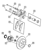 4509553AC - : Brake Rotor for Mopar Image