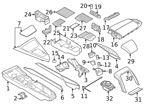 Console for 2014 BMW 650i Gran Coupe #0