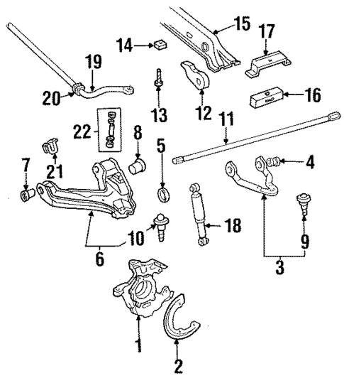 Suspension Components for 1993 Chevrolet C2500 #0