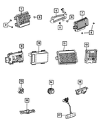 68488795AB - Electrical: Module Bracket for Jeep: Grand Wagoneer, Wagoneer Image