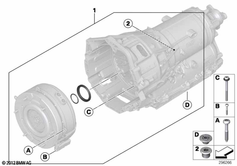 Individual Transmission Parts for 2014 BMW Hybrid 5 #7
