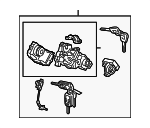 6350STK306 - Steering: Lock Set for Acura: RDX Image