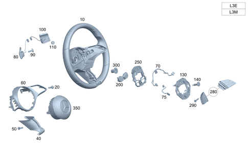 Steering Wheel and Steering Wheel Lock for 2018 Mercedes-Benz GLC350e #0