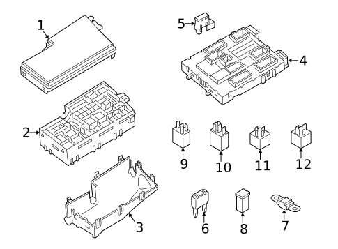 Flasher Units, Fuses, & Circuit Breakers for 2016 Ford Escape #0