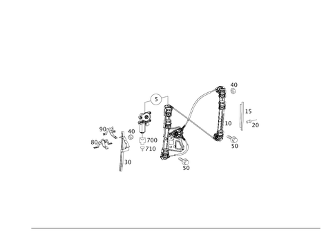Window Regulator for 2006 Mercedes-Benz SLR McLaren #0