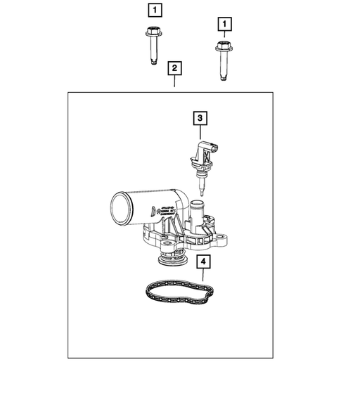 Water Pump and Related Parts for 2019 Jeep Wrangler #1