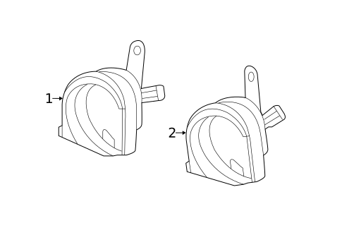 Horn for 2016 Acura RLX #0