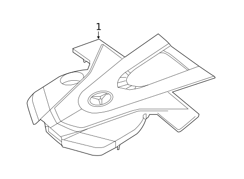 Engine Appearance Cover for 2021 Mercedes-Benz GLC43 AMG #0