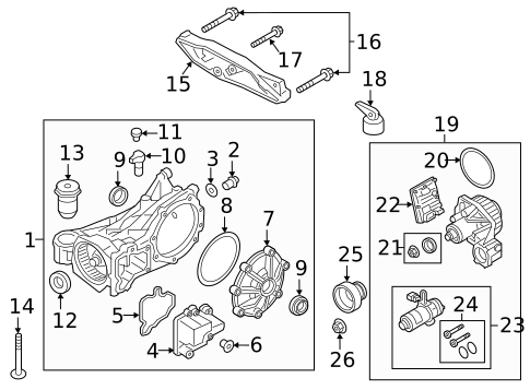 Axle & Differential for 2021 Volvo XC60 #0