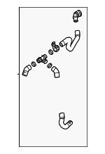 5QM122101AF - : Upper Hose for Volkswagen: Jetta, Taos Image