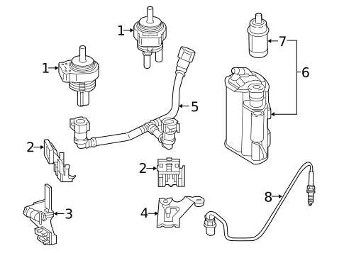 Emission Components for 2021 Mercedes-Benz C63 AMG #1