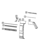 68578463AB - Body Sheet Metal Except Doors: Body Side Panel for Mopar Image