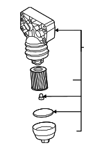 263102S002 - Engine: Filter Assembly for Kia: K5, Sorento, Sportage Image