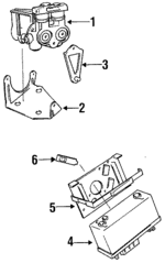 1330200 - : 1984-1987 Volvo 760 - ABS Control Unit Bracket for Volvo: 760 Image