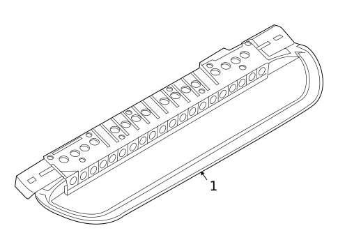 High Mounted Stop Lamp for 2008 BMW 535xi #0