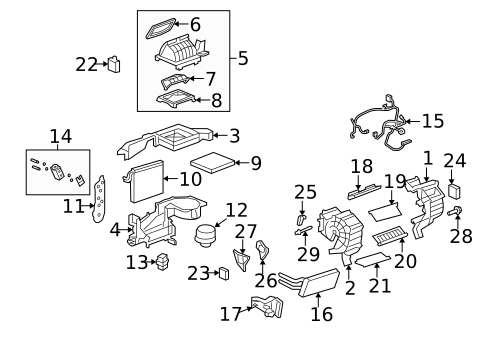HVAC Case for 2008 Saturn Vue #0