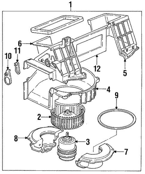 Blower for 1997 Honda Passport #0