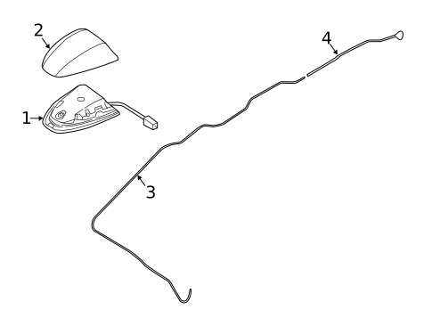Antenna & Radio for 2020 Nissan Rogue #0