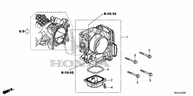 Throttle Body (1.5L) for 2016 Honda Civic #0