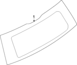 SL1Z7842006C - Body: Lift Gate Glass for Ford: Expedition | Lincoln: Navigator Image
